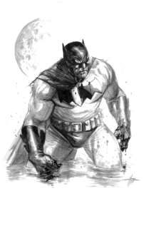 Gabriele Dell’Otto - ink illustration "Last knight standing" 25 x 35 cm | Catawiki