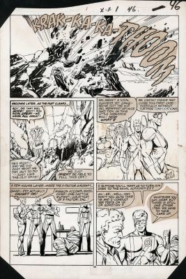 Jackson (Butch) Guice | Guice, Butch - X-Factor #1 Pg 46, First Appearance Team Captures Mutant | Cool Lines Art