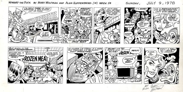 Alan Kupperberg | Howard the Duck Early Sunday Strip (7-9-1978) | Romitaman
