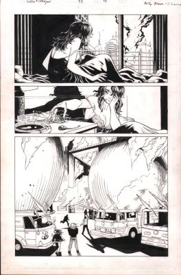 Jeremy Freeman, Reilly Brown | Cable And Deadpool #33 P.4 - Fire - Signed - 2006 | Anthony’s Comic Book Art