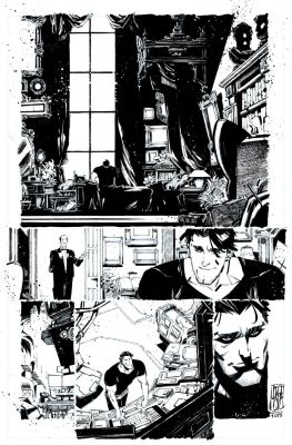 Jorge Corona | Batman #136 P 25 (Bruce Wayne And Alfred in Wayne Manor) 2023 | Romitaman