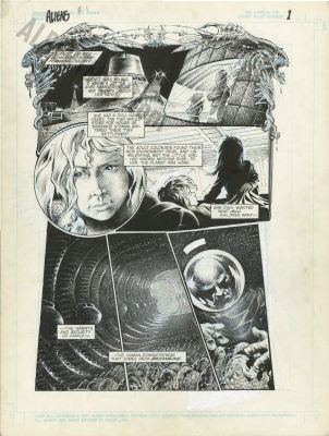 Sam Kieth - Aliens: Earth War Issue 1 Page 1