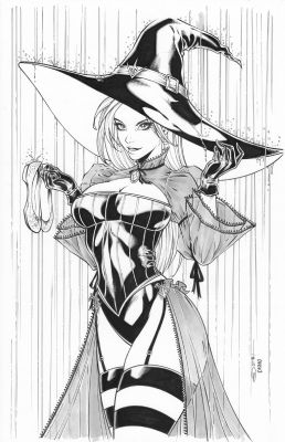 Juan Castro | The Nightmare in Emerald Page Cover | ComiConArt