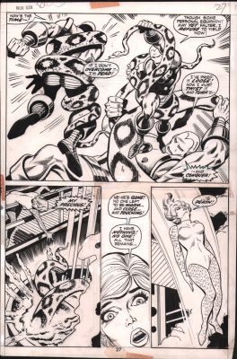 George Tuska, Vince Colletta | Iron Man #50 P.27 - Princess Python - 1972 | Anthony’s Comic Book Art