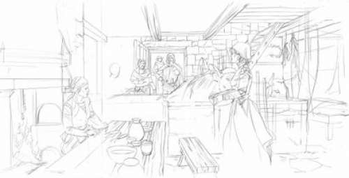 Thierry Cayman - lot 299 - Jhen, dessin original Ã  la mine de plomb. Dimensions : 59…