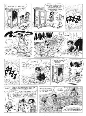 Tabary | IZNOGOUD, planche originale 4 La machine à remonter le temps | Galerie Napoléon