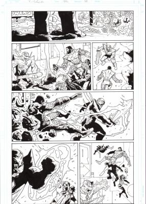 Paul Davidson – X-Force – 42p14 – Colossus Wolverine Domino Beast Sage | Berserker Art