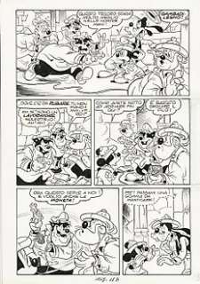 Topolino #1547 - Sergio Asteriti - original page - Page séparée - (1985) 