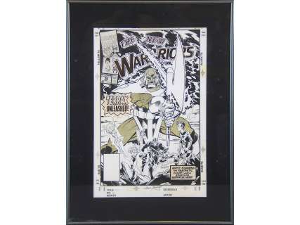 Lot 395 - 1991 The New Warriors #16 Cover Art, Mark Bagley