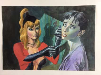 Satanik & Julia - Marco Soldi - original illustr. | Catawiki