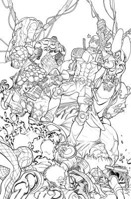 DEADPOOL #2 JAVIER GARRON BLACK COSTUME variant cover | Black Diamond