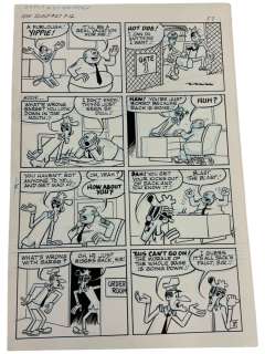 Sad Sack Comics Original Storyboard Production Comic Art | Los Angeles Estate Auction