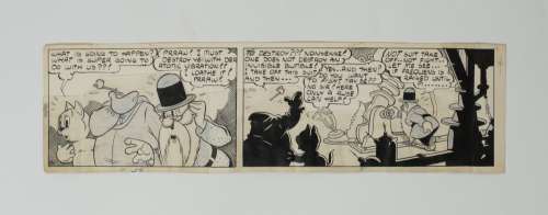 Marten Toonder/Toonder Studio’s - Original strip Tom Poes en de Atoomtrillingen | Zwiggelaar Auctions