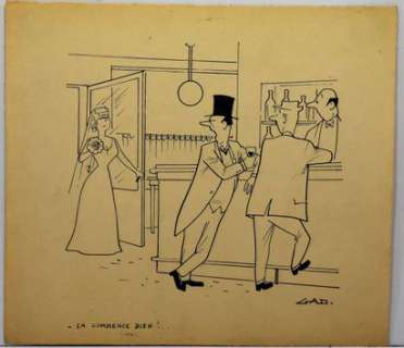 Gad (Claude Georges Gadoud dessinateur 1905/1991) - dessin… | Arthema Auction