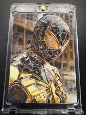 Marvel Spider-Man Sketch Card 1 of 1 Artist Asher guo UNYX STUDIO rare SE1533 | eBay US (Buy It Now)