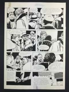 Attilio Micheluzzi - Johnny Focus "Party a Theran" original illustr. - Other | Catawiki