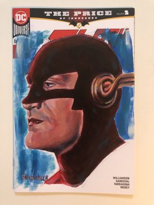 Dan Neidlinger | The Flash TV Show Acrylic Sketch Cover | Raremarq (Buy It Now)