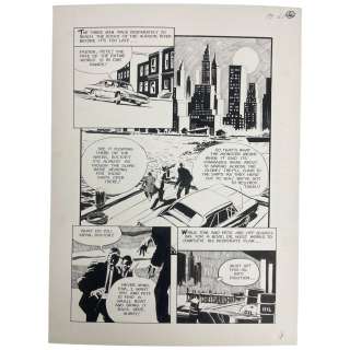 EERIE The Killer Slime Original Storyboard Production Comic Art | Los Angeles Estate Auction