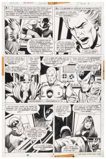 Original GEORGE TUSKA Art * AVENGERS #137 * 1975 | PBA Galleries