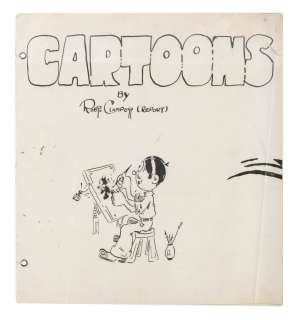 Robert Clampett’s "Cartoons" 1926 Original Report. | Van Eaton Galleries