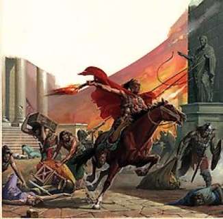 Severino Baraldi - original illustr. "Storia di Roma" - Page volante - EO - (1981) 