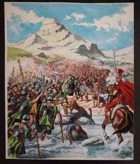 Funcken, L & F - Dessin original en couleur - L’uniforme et les armes des soldats de tous les temps - Soldats de l’armée Romaine - (1973) | Catawiki