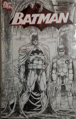 The Architect of Tim Drake Returns​Title: Original Pat Broderick Sketch Cover – Batman & Robin (Tim Drake Homage) | Raremarq (Buy It Now)