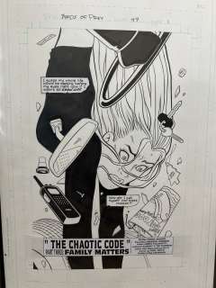 Amanda Conner, Jimmy Palmiotti | Birds of Prey #49 Page 1 - Amanda Conner Jimmy Palmiotti | ComicArtFans Classifieds