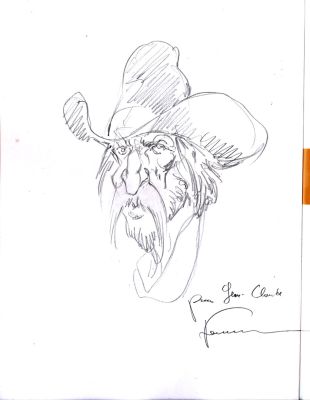 Hermann | Comanche Intégrale volume 1, dédicace | Galerie OPA