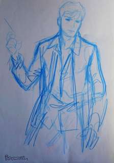 Dylan Dog - Bruno Brindisi - original sketch  - Page volante - EO - (2016) | Catawiki