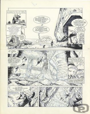 Olivier Vatine | Aquablue, Volume 04, Page 39 - Original Artwork by Olivier Vatine | Pulp’s Art