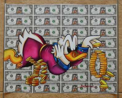 Gabriel Brisan 1 - Mixed Media Artwork - Lucky Duck (2018) | Catawiki