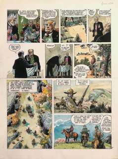 Franz ( Franz Drappier) - Originele pagina (p.22) - Wyoming Doll - O.I. encre et aquarelle - (2003) | Catawiki