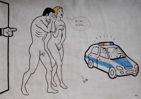 Mariola Stachnik | Game Over (Masaccio) | ArtKomiks Aukcje