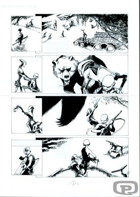 Olivier Vatine | Niourk Volume 2, Page 28 - Original Art by Olivier Vatine | Pulp’s Art