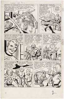 JACK KIRBY "STRANGE TALES" #109 COMIC BOOK ORIGINAL ART FEATURING HUMAN TORCH & THE FANTASTIC FOUR. | Hake’s