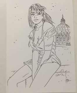 Jim - Projet de couverture - Une nuit Ã  Rome T.3 - Marie (2018) | Catawiki