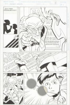 Dave Hoover | Cyclops Uncanny Origins #1 Original Art Page 8 Dave Hoover Marvel Comics X-Men - Young Scott Summers Gets His Ruby Lens Glasses! | ComicArtFans Classifieds