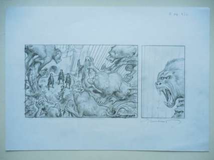 Bosschaert, Jan - Originele strook in potlood - Jaguar | Catawiki