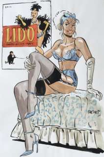 Meynet, Félix - Dessin original en couleur - Mirabelle | Catawiki