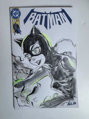 Genki Eguro | Catwoman Sketch Cover By Genki | ComicArtFans Classifieds