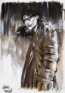 original illustr. - Il Corvo - tecnica mista cm 42x29,7 - Page volante - autres (2018) | Catawiki