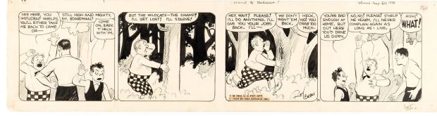 Roy Crane, Wash Tubbs, Daily Strip 1934 | ComicArtFans Classifieds