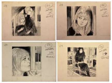 Hugues Ghiglia Dessinateur,... | Hugues Ghiglia dessinateur, illustrateur et peintre... | Arthema Auction