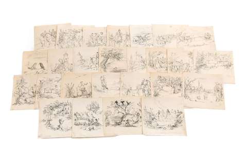 Antoni Uniechowski (1903 - 1976) | Antoni Uniechowski | "Baśnie Narodów Związku Radzieckiego", komplet ilustracji, 1953 | Desa Unicum