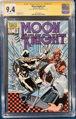 Moon Knight #33 CGC Sketched and Signed by Bill Sienkiewicz | Raremarq (Buy It Now)