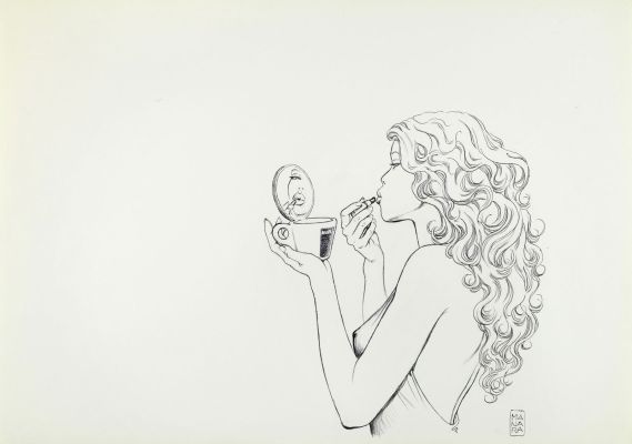 Lot 61 - Manara Milo - "Lavazza: con te partirò", 2011 | Urania Casa d’Aste