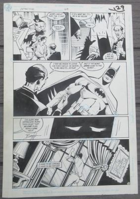 NORM BREYFOGLE Detective 618 p 21 ORIGINAL COMIC ART