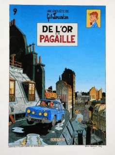 Marchand | Gil Jourdan, illustration couleurs Ã  l’encre de C… | Banque Dessinée