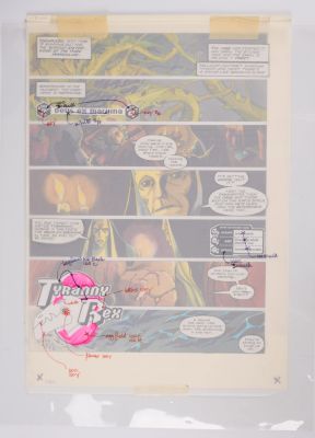 Lot 217 - Paul Marshall & Dondie Cox 2000 AD Prog #876 Deus Ex Machina Book 2 Colour Story Pages (Fleetway, | Stanley Gibbons Baldwin’s